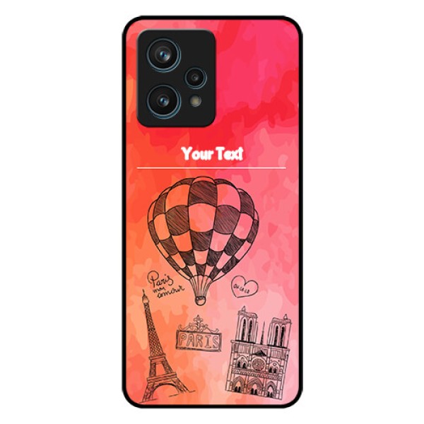Narzo 50 Pro 5G Custom Glass Phone Case - Paris Theme Design