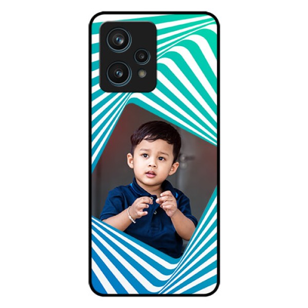 Narzo 50 Pro 5G Personalized Glass Phone Case - Abstract Spiral Design Narzo 50 Pro 5G Personalized Glass Phone Case - Abstract Spiral Design