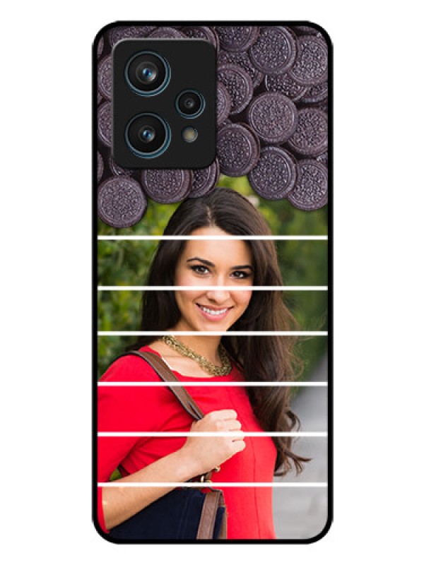 Custom Narzo 50 Pro 5G Custom Glass Phone Case - with Oreo Biscuit Design