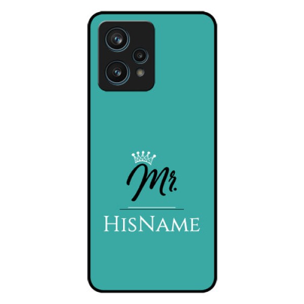 Narzo 50 Pro 5G Custom Glass Phone Case Mr with Name