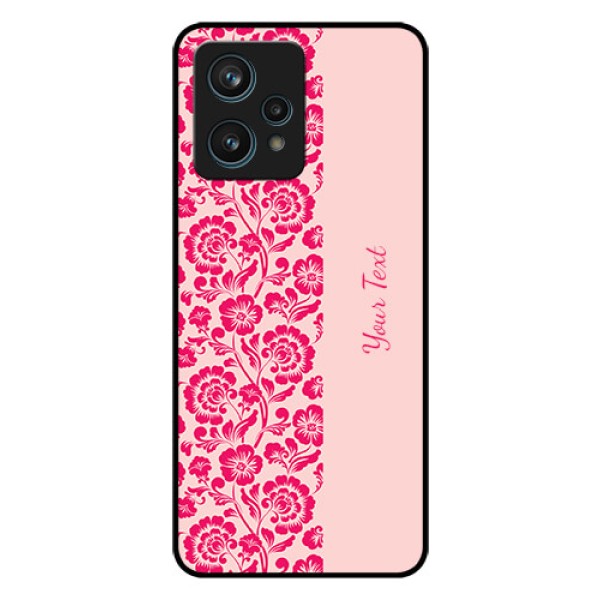 Narzo 50 Pro 5G Custom Glass Phone Case - Attractive Floral Pattern Design
