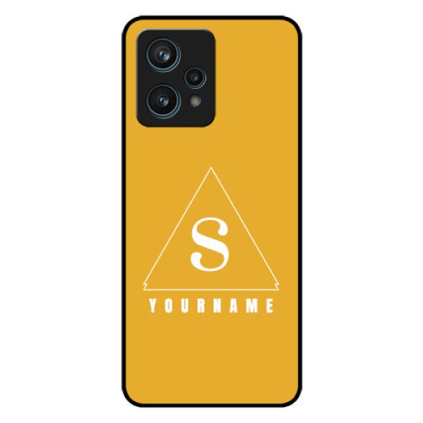 Narzo 50 Pro 5G Personalized Glass Phone Case - simple triangle Design Narzo 50 Pro 5G Personalized Glass Phone Case - simple triangle Design