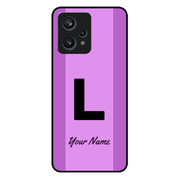 Narzo 50 Pro 5G Custom Glass Phone Case - Tricolor custom text Design Narzo 50 Pro 5G Custom Glass Phone Case - Tricolor custom text Design