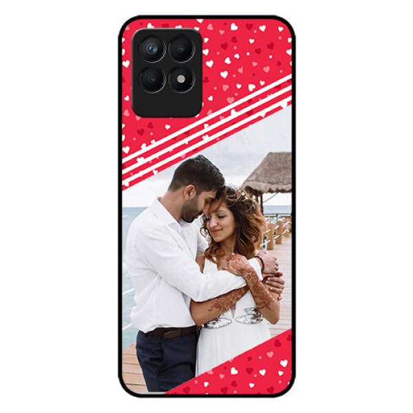 Realme Narzo 50 Custom Glass Mobile Case - Valentines Gift Design