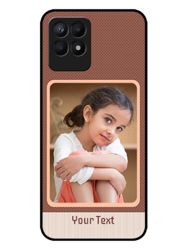 Custom Realme Narzo 50 Custom Glass Phone Case - Simple Pic Upload Design