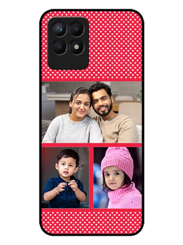 Custom Realme Narzo 50 Personalized Glass Phone Case - Bulk Pic Upload Design