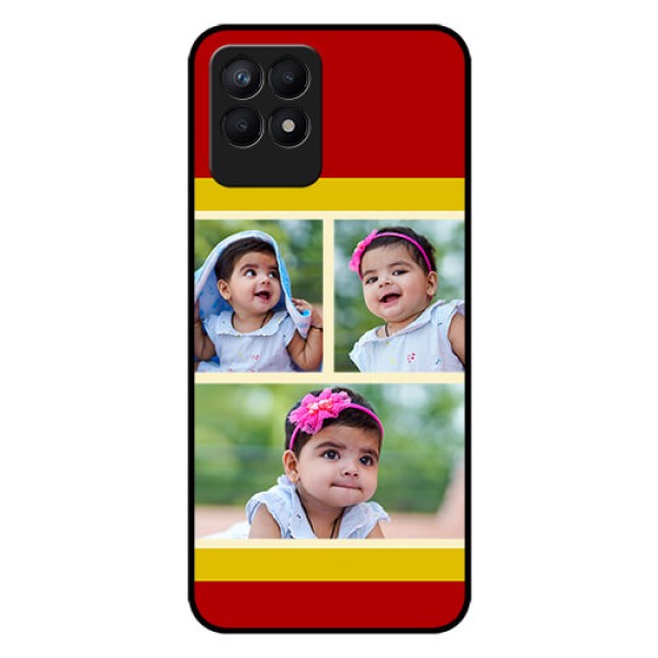 Realme Narzo 50 Custom Glass Mobile Case - Multiple Pic Upload Design Realme Narzo 50 Custom Glass Mobile Case - Multiple Pic Upload Design