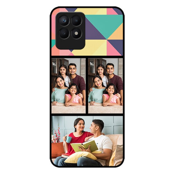 Realme Narzo 50 Custom Glass Phone Case - Bulk Pic Upload Design