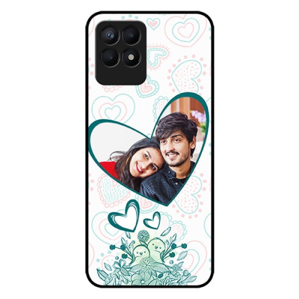 Realme Narzo 50 Photo Printing on Glass Case - Premium Couple Design Realme Narzo 50 Photo Printing on Glass Case - Premium Couple Design