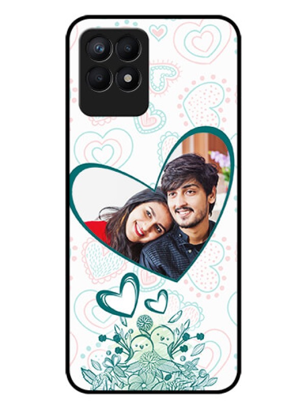 Custom Realme Narzo 50 Photo Printing on Glass Case - Premium Couple Design