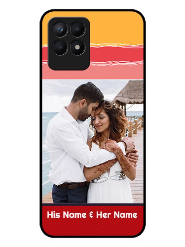 Custom Realme Narzo 50 Custom Glass Mobile Case - Colorful Case Design