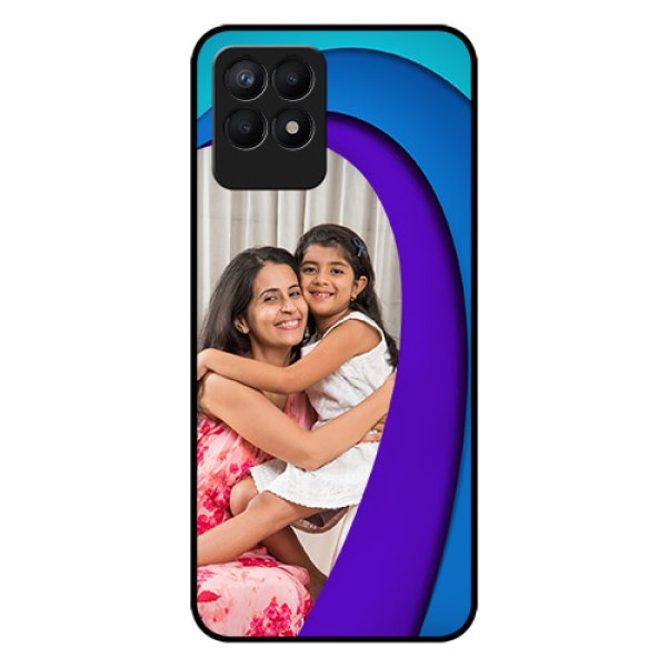 Realme Narzo 50 Photo Printing on Glass Case - Simple Pattern Design