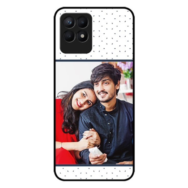 Realme Narzo 50 Personalized Glass Phone Case - Premium Dot Design