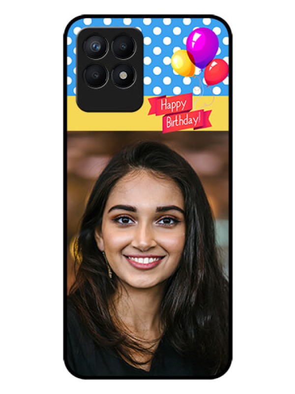 Custom Realme Narzo 50 Custom Glass Mobile Case - Happy Birthday Design