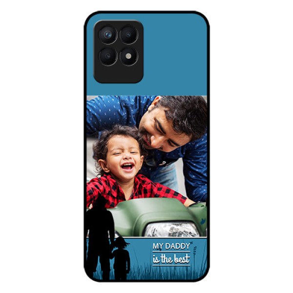 Realme Narzo 50 Custom Glass Mobile Case - Best dad design