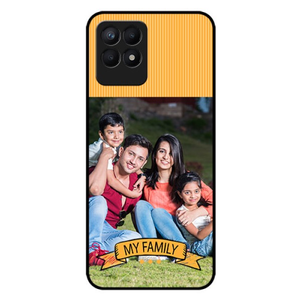 Realme Narzo 50 Custom Glass Phone Case - My Family Design