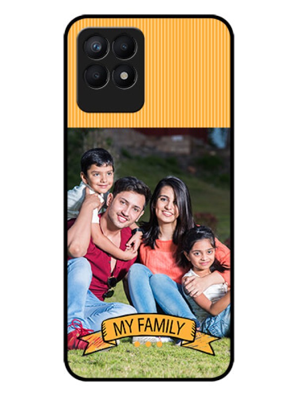 Custom Realme Narzo 50 Custom Glass Phone Case - My Family Design