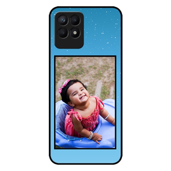 Realme Narzo 50 Custom Glass Mobile Case - Wave Pattern Colorful Design
