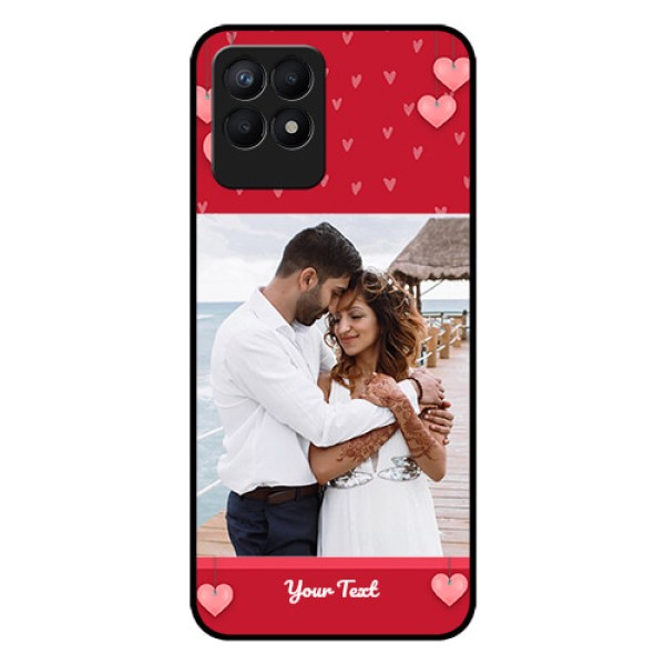 Realme Narzo 50 Custom Glass Phone Case - Valentines Day Design