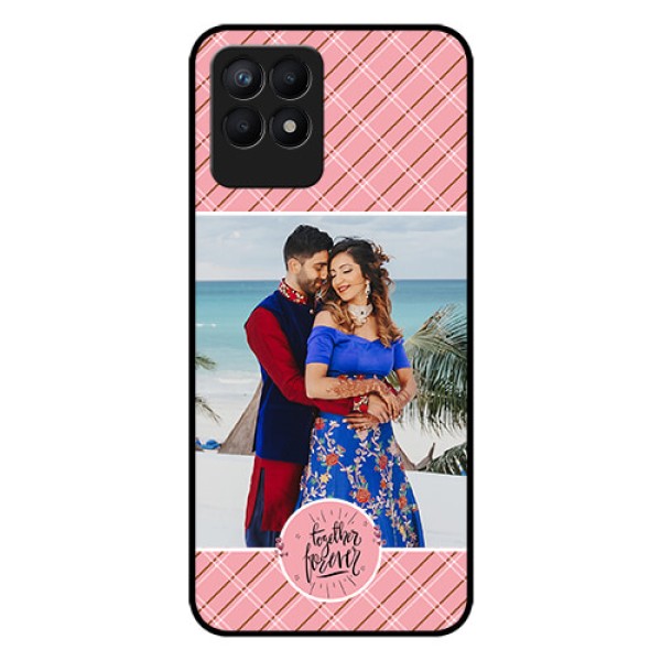 Realme Narzo 50 Personalized Glass Phone Case - Together Forever Design Realme Narzo 50 Personalized Glass Phone Case - Together Forever Design