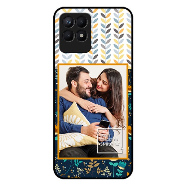 Realme Narzo 50 Custom Glass Mobile Case - Pattern Design