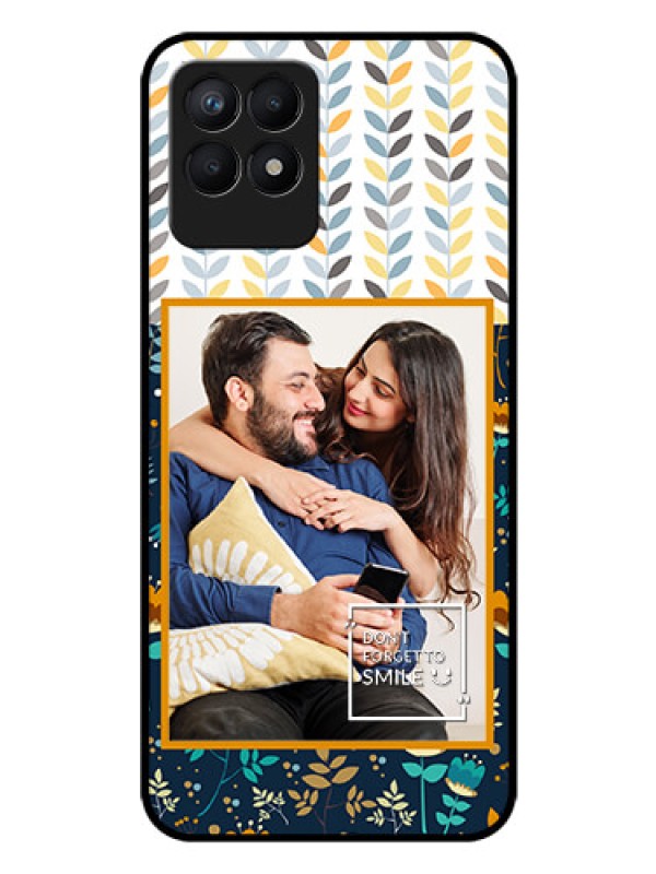 Custom Realme Narzo 50 Custom Glass Mobile Case - Pattern Design