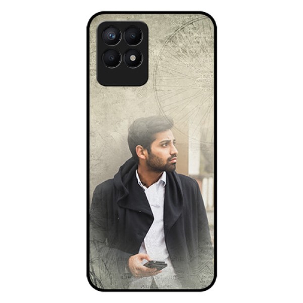 Realme Narzo 50 Custom Glass Phone Case - with vintage design