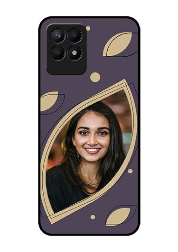 Narzo 50 Custom Glass Mobile Case - Falling Leaf Design