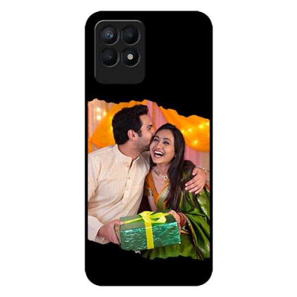 Narzo 50 Custom Glass Phone Case - Tear-off Design