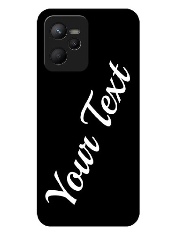 Custom Narzo 50A Prime Custom Glass Mobile Cover with Your Name