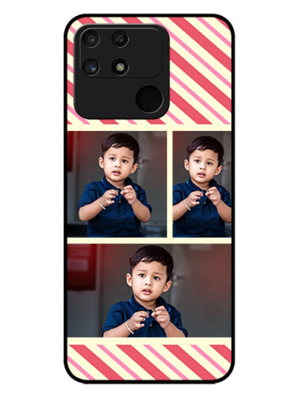 Custom Realme Narzo 50A Personalized Glass Phone Case - Picture Upload Mobile Case Design