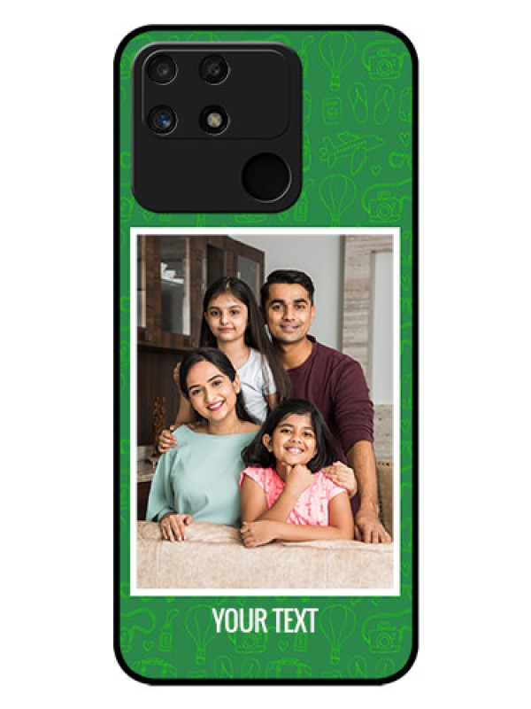 Custom Realme Narzo 50A Personalized Glass Phone Case - Picture Upload Design