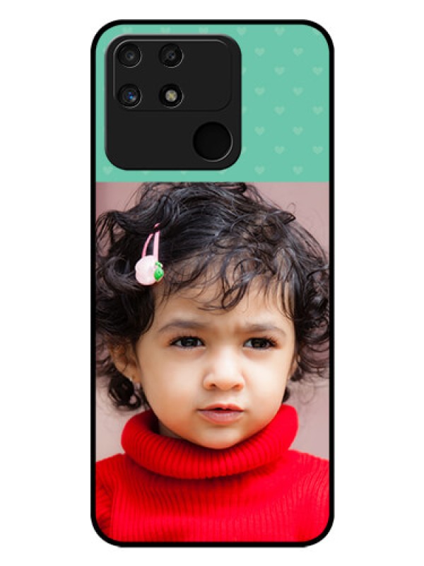 Custom Realme Narzo 50A Custom Glass Phone Case - Lovers Picture Design