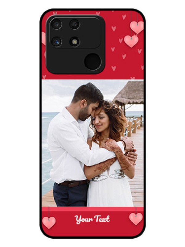 Custom Realme Narzo 50A Custom Glass Phone Case - Valentines Day Design
