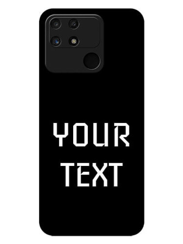 Custom Realme Narzo 50A Your Name on Glass Phone Case