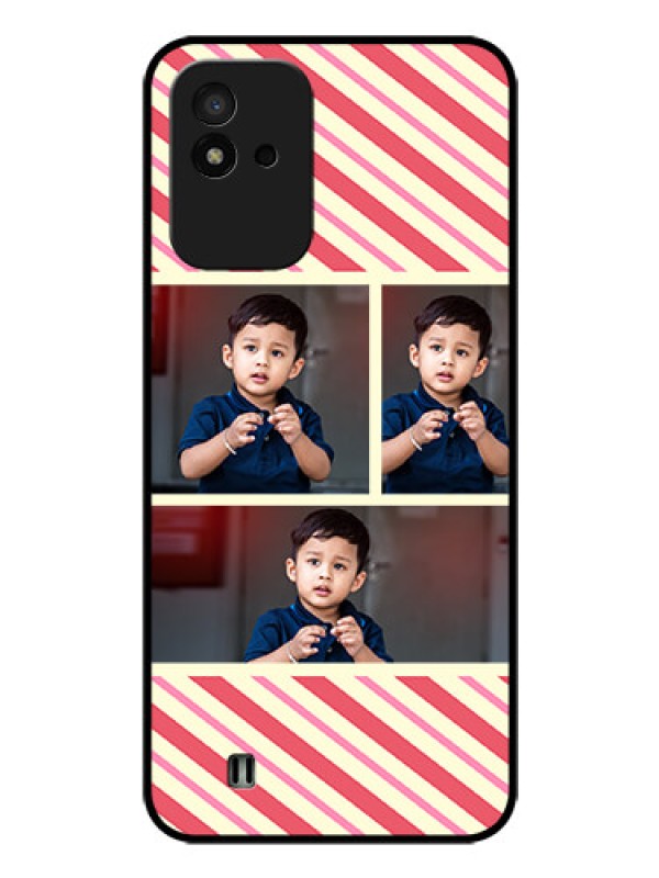 Custom Realme Narzo 50i Personalized Glass Phone Case - Picture Upload Mobile Case Design