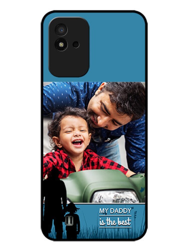 Custom Realme Narzo 50i Custom Glass Mobile Case - Best dad design