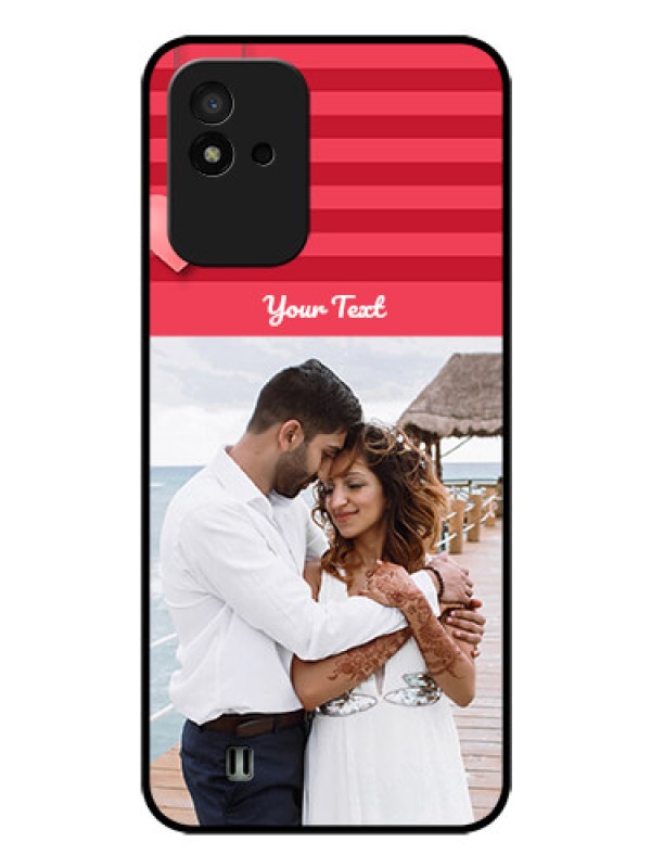 Custom Realme Narzo 50i Custom Glass Phone Case - Valentines Day Design