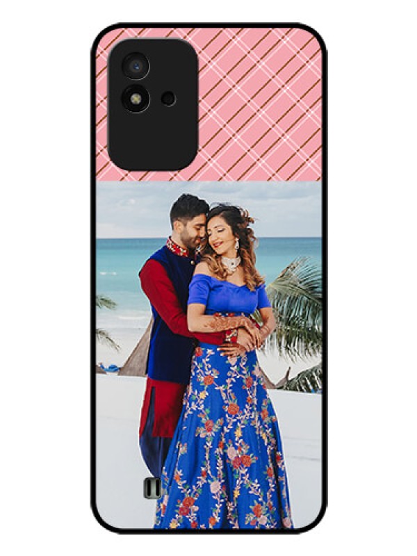 Custom Realme Narzo 50i Personalized Glass Phone Case - Together Forever Design
