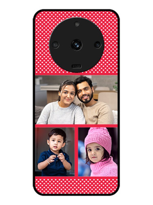 Custom Realme Narzo 60 5G Personalized Glass Phone Case - Bulk Pic Upload Design