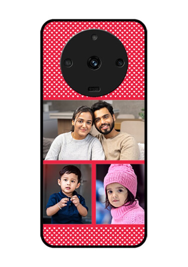 Realme Narzo 60 5G Personalized Glass Phone Case - Bulk Pic Upload Design