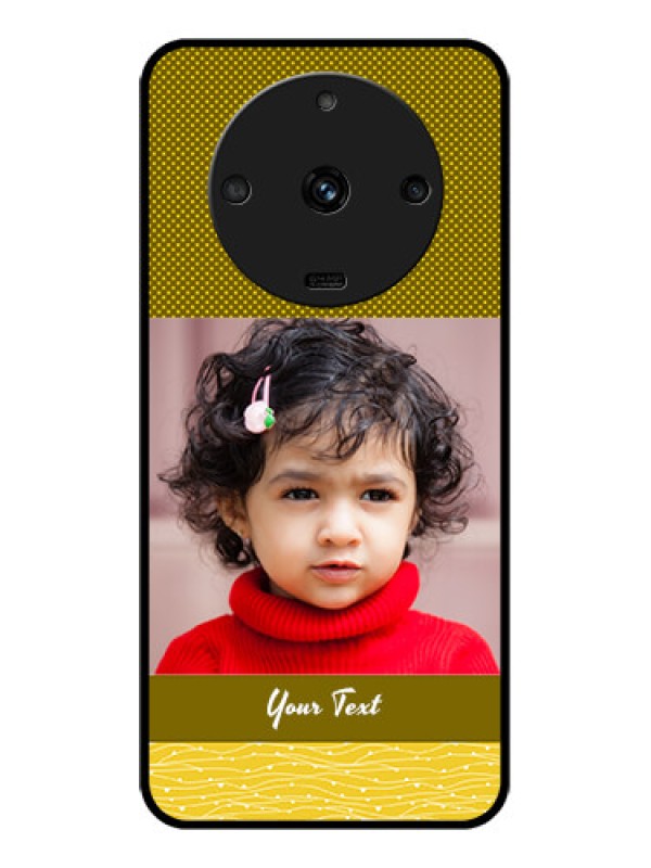 Custom Realme Narzo 60 5G Custom Glass Phone Case - Simple Green Color Design