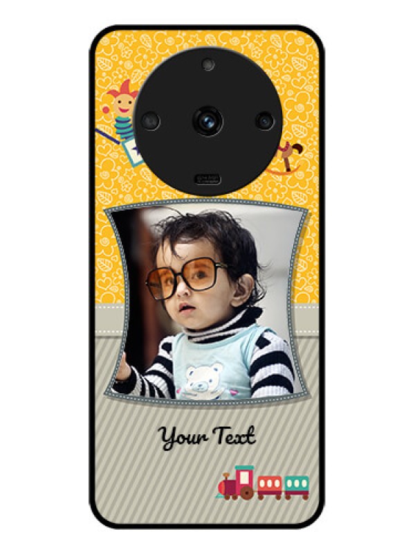 Custom Realme Narzo 60 5G Personalized Glass Phone Case - Baby Picture Upload Design