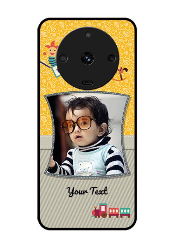 Realme Narzo 60 5G Personalized Glass Phone Case - Baby Picture Upload Design