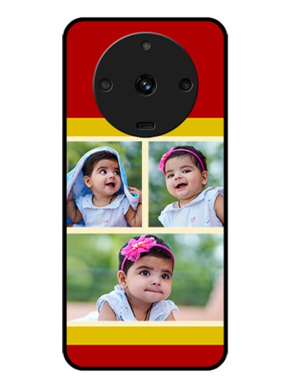 Custom Realme Narzo 60 5G Custom Glass Mobile Case - Multiple Pic Upload Design