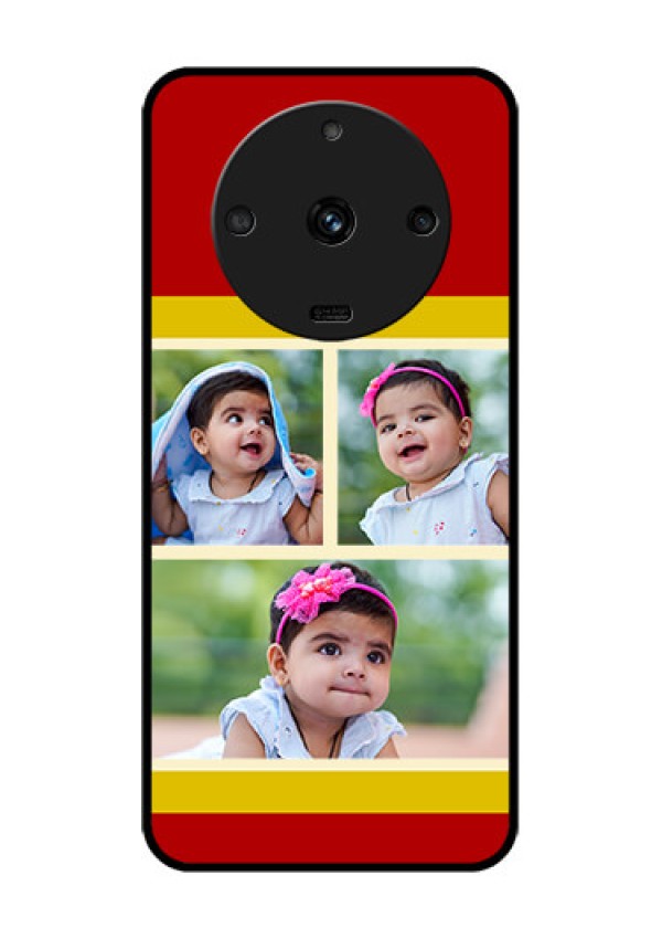 Realme Narzo 60 5G Custom Glass Mobile Case - Multiple Pic Upload Design
