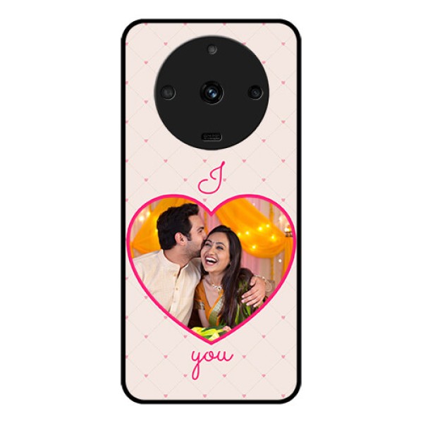Realme Narzo 60 5G Custom Glass Mobile Case - Heart Shape Design