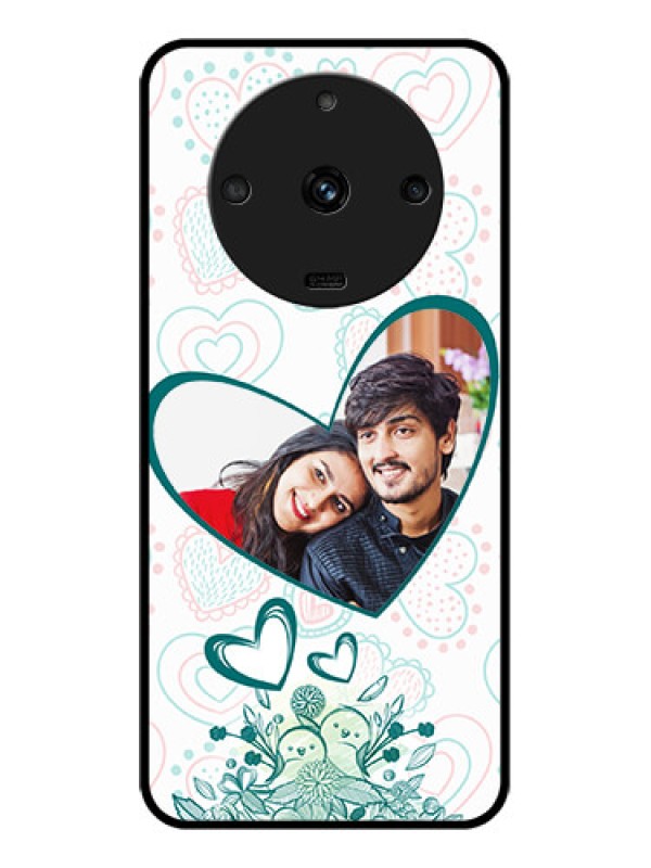 Custom Realme Narzo 60 5G Photo Printing on Glass Case - Premium Couple Design