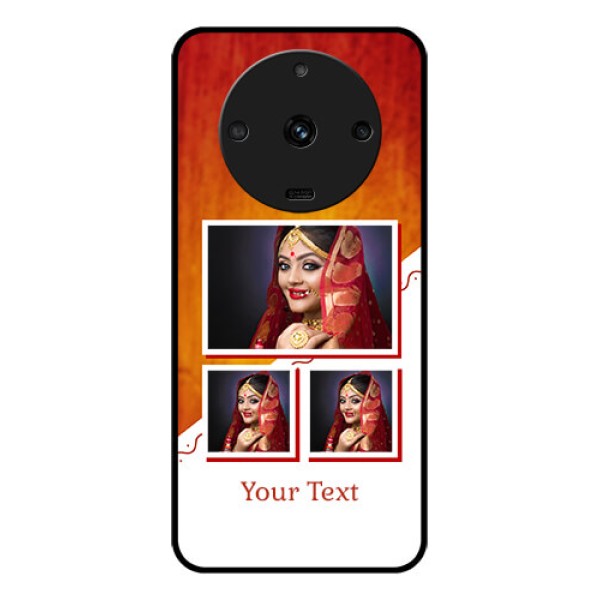 Realme Narzo 60 5G Custom Glass Phone Case - Wedding Memories Design