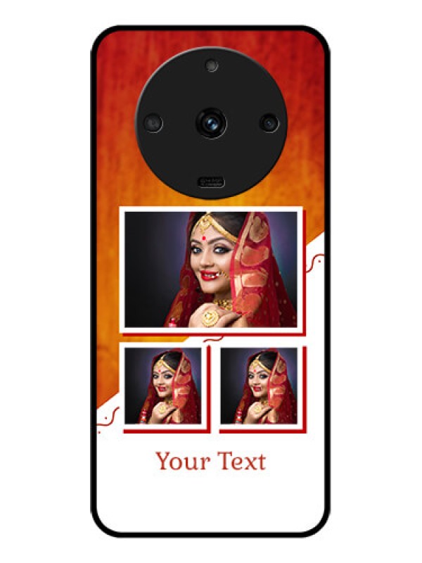 Custom Realme Narzo 60 5G Custom Glass Phone Case - Wedding Memories Design